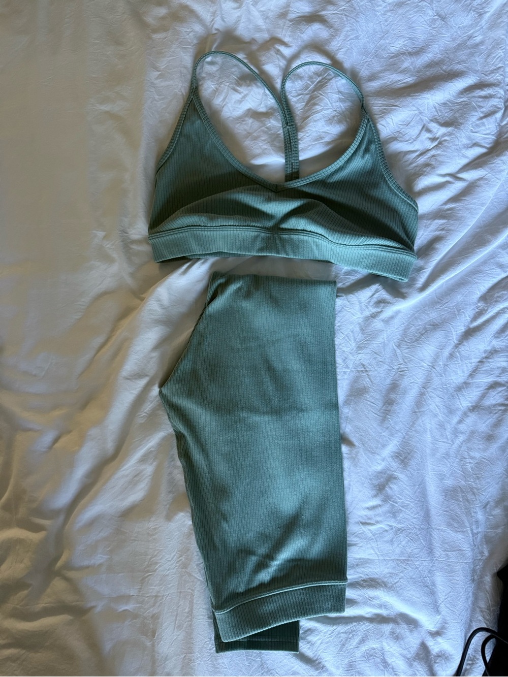 ALO Yoga Sage Ribbed Lounge Leggings - Picture 2 of 4